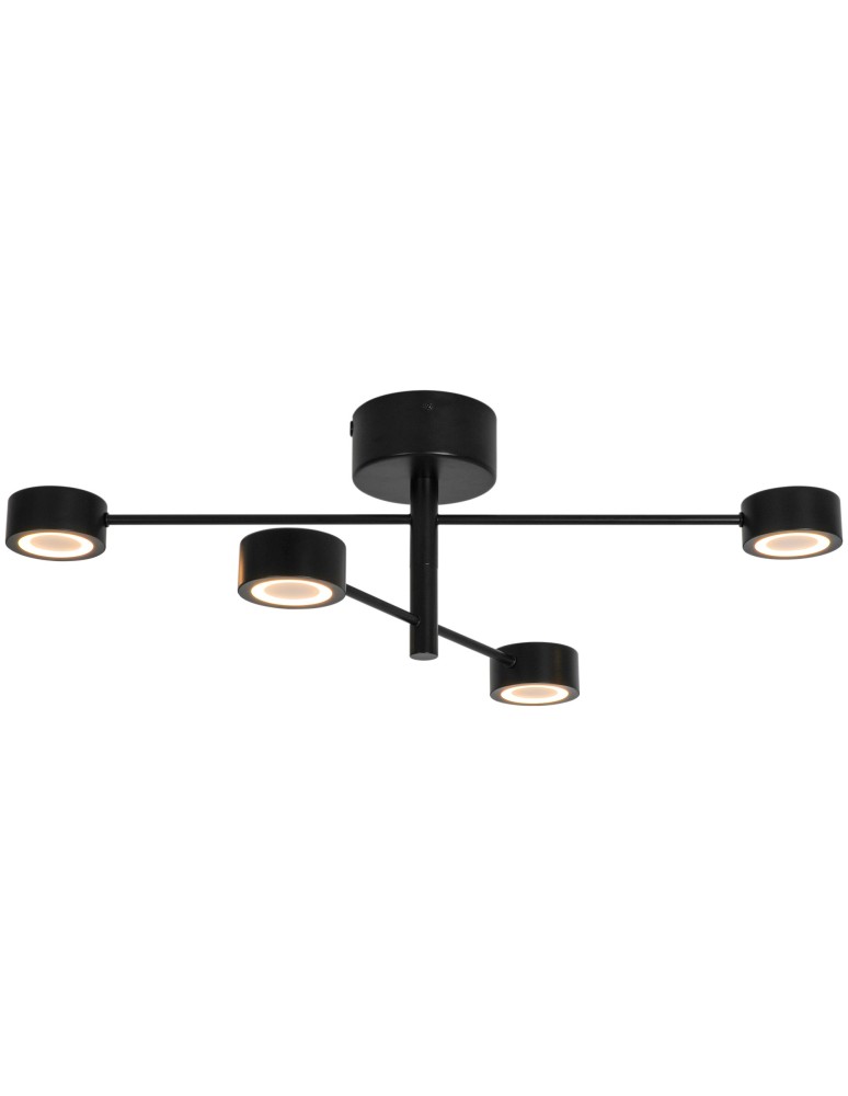LED ceiling lamps - Nordlux Clyde Flex 4-Rail Spot light Black 2412260103 - product kolory-swiatla.pl 4