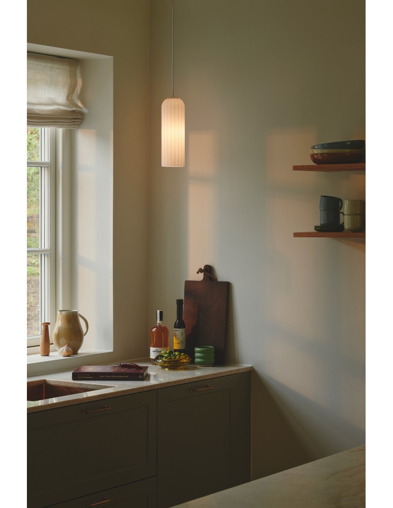 Single pendant lamps - Nordlux Miella Pendant White 2412523001 - product kolory-swiatla.pl 1