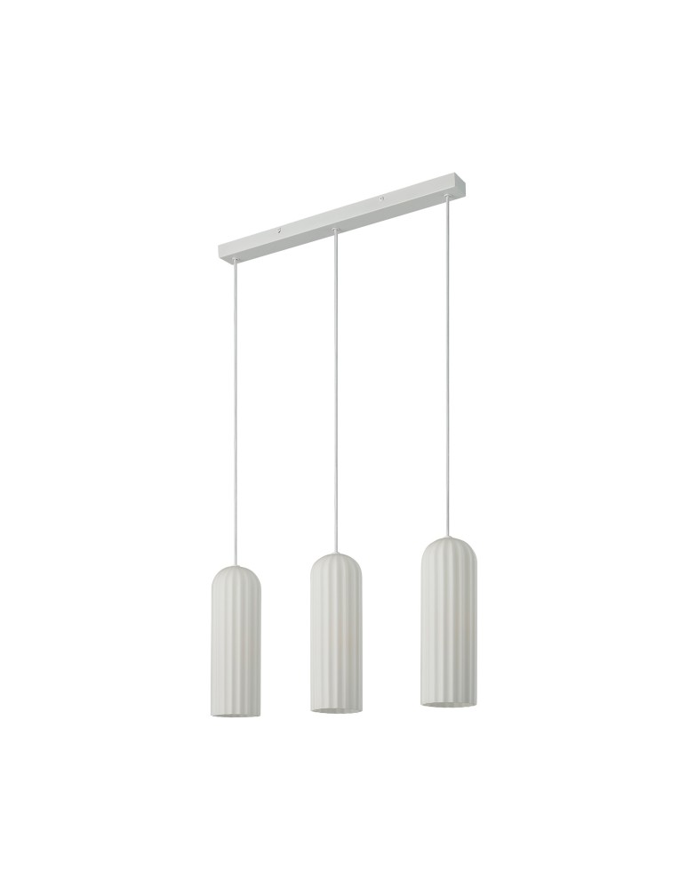 Pendant lamps on a strip - Nordlux Miella 3-Rail Pendant White 2412533001 - product kolory-swiatla.pl 5
