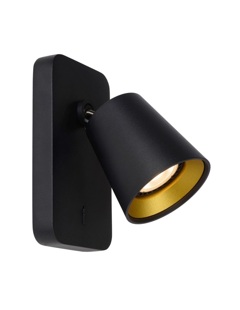 Reflektory sufitowe - Lucide TURNON  Sufitowa 1xGU10 czarny 09928/05/30 - produkt kolory-swiatla.pl 1