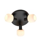 Adjustable ceiling lamps - spots - Nordlux Milford Mini 3-Rondel Ceiling light Black 2412606003 - product 3