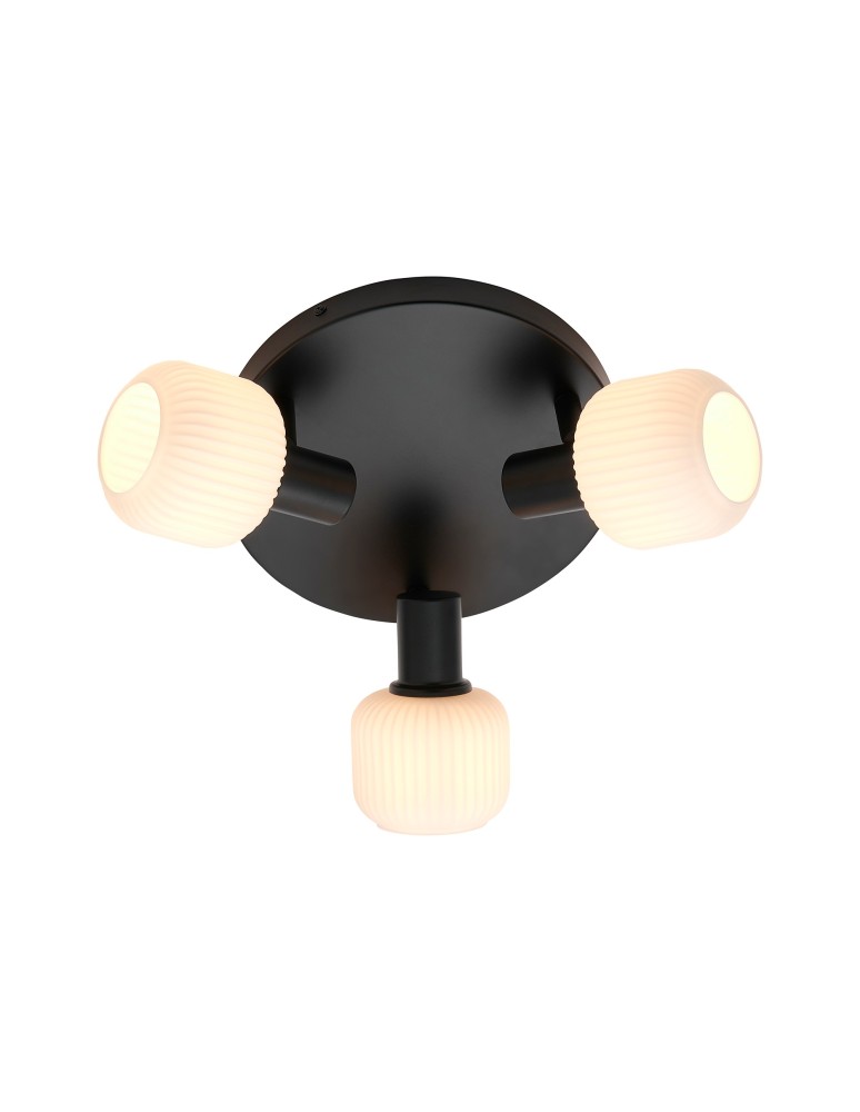 Adjustable ceiling lamps - spots - Nordlux Milford Mini 3-Rondel Ceiling light Black 2412606003 - product kolory-swiatla.pl 3