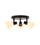 Nordlux Milford Mini 3-Rondel Lampa Sufitowa Czarny 2412606003
