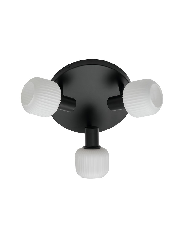 Adjustable ceiling lamps - spots - Nordlux Milford Mini 3-Rondel Ceiling light Black 2412606003 - product kolory-swiatla.pl 6