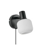 Wall lamps for bedrooms - Nordlux Milford Mini Wall light Black 2412631003 - product 6