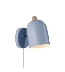 Scandinavian style wall lamps - Nordlux Gaston Wall light Blue 2412671006 - product 2