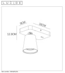 Reflektory sufitowe - Lucide TURNON  Sufitowa 1xGU10 czarny 09928/05/30 - produkt 11
