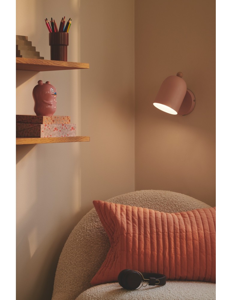 Scandinavian style wall lamps - Nordlux Gaston Wall light Dusty rose 2412671057 - product kolory-swiatla.pl 1