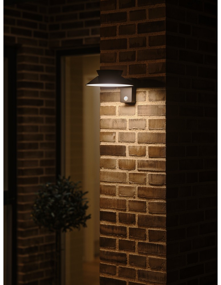 Solar lamps - Nordlux Justina Solar Wall light Black 2418071003 - product kolory-swiatla.pl 1