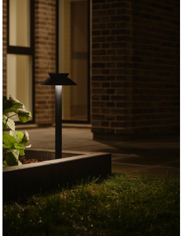 Nordlux Justina Solar Lampa Ogrodowa Czarny Ogrodowa/Zewnętrzna 2418098003