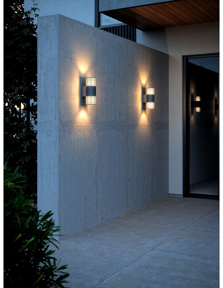 Outdoor wall lamps - Nordlux Aludra Double Wall light Seaside anthracite 2418121250 - product kolory-swiatla.pl 2