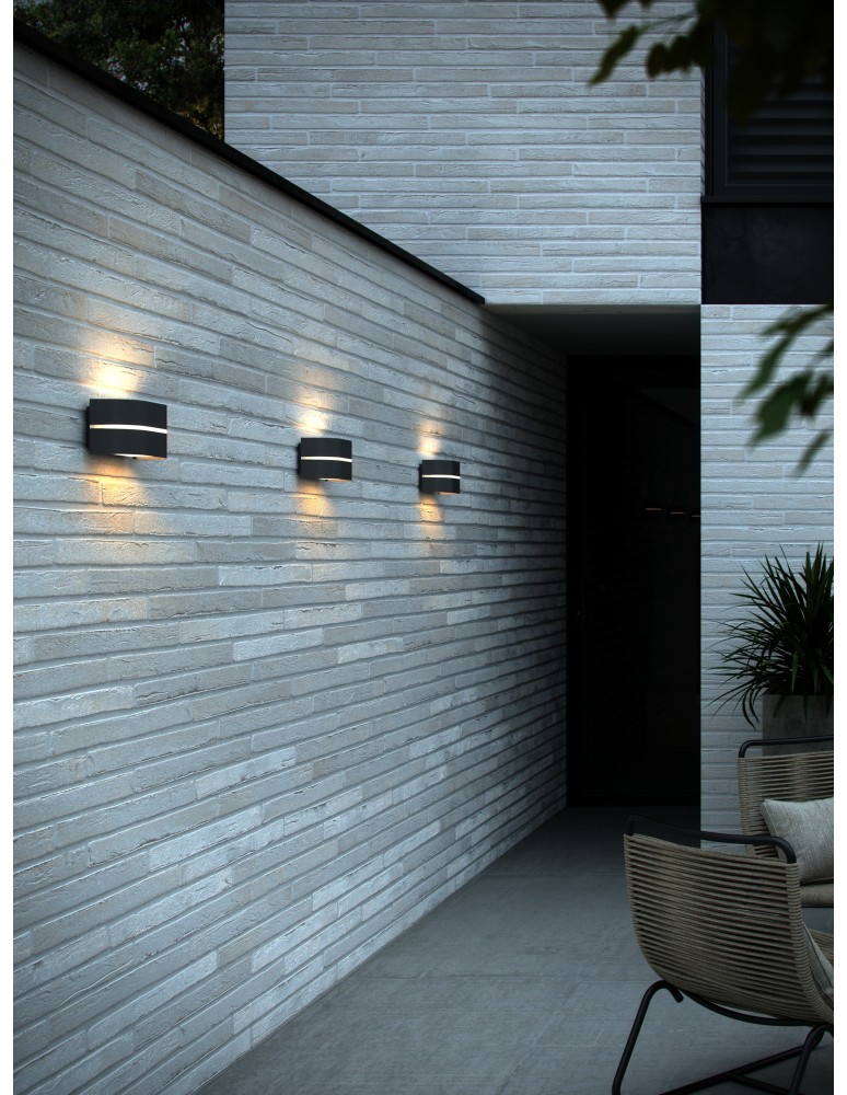 Outdoor wall lamps - Nordlux Sibelis Wall light Anthracite 2418311050 - product kolory-swiatla.pl 1