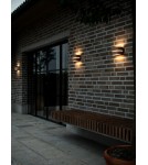 Outdoor wall lamps - Nordlux Sibelis Wall light Brown metallic 2418311061 - product 1
