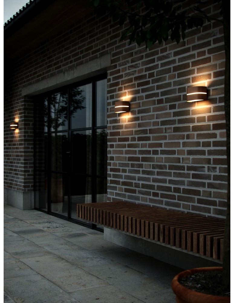 Outdoor wall lamps - Nordlux Sibelis Wall light Brown metallic 2418311061 - product kolory-swiatla.pl 1