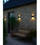 Outdoor wall lamps - Nordlux Milda kubi Wall light Black 2418331003 - product 1