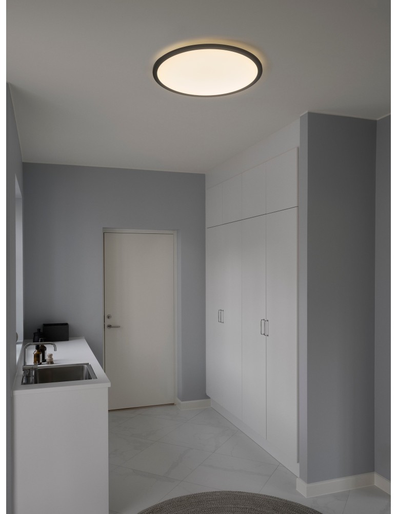 Nordlux Oja 60 2700K 3-Step Lampa Sufitowa Czarny 50066103