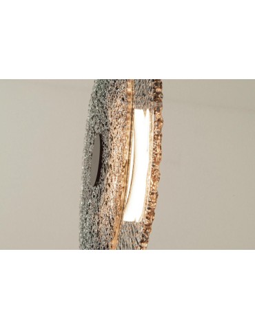 Zambelis Wisząca LED 8W 3000K Metal Szkło Czarny Szary Dymiony 23072 - product 2