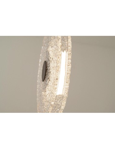 Zambelis Wisząca LED 8W 3000K Metal Szkło Czarny Szkło Przezroczyste 23073 - product 2