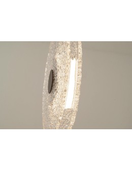Zambelis Wisząca LED 8W 3000K Metal Szkło Czarny Szkło Przezroczyste 23073 - produkt 2