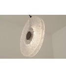Zambelis Wisząca LED 11W 3000K Metal Szkło Czarny Szkło Przezroczyste 23075
