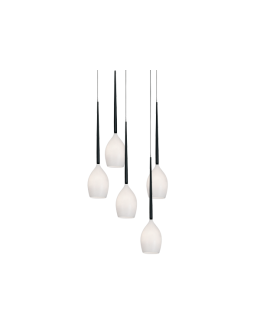 Azzardo IZZA 5 WHITE 5xE14 Pendant White Gloss AZ0311