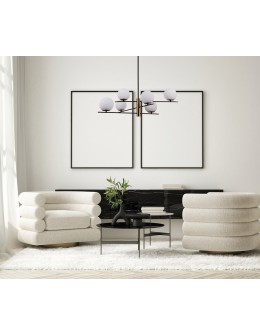 ITALUX Stelia Pendant E14 6x5W Black/Brown PND-43660-6 - product 2