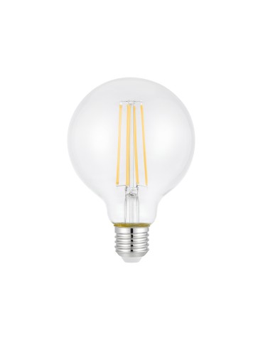 Markslojd CLASSIC Żarówka LED E27 Globe 95 Przezroczysty 6W Ściemniana 3-stopnie 109096