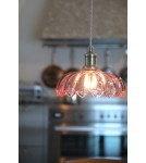 Markslojd KURAGE Pendant 1L Antique Brass/Pink 109178