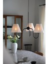 Markslojd VEYA Pendant 3L Black/Beige 109172