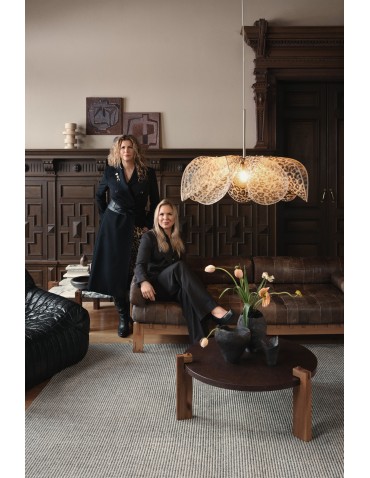 Markslojd STYRKA Wisząca 1L 75cm Mosiądz Antyczny/Wzorzysty/Bursztynowy 109170 - produkt 2