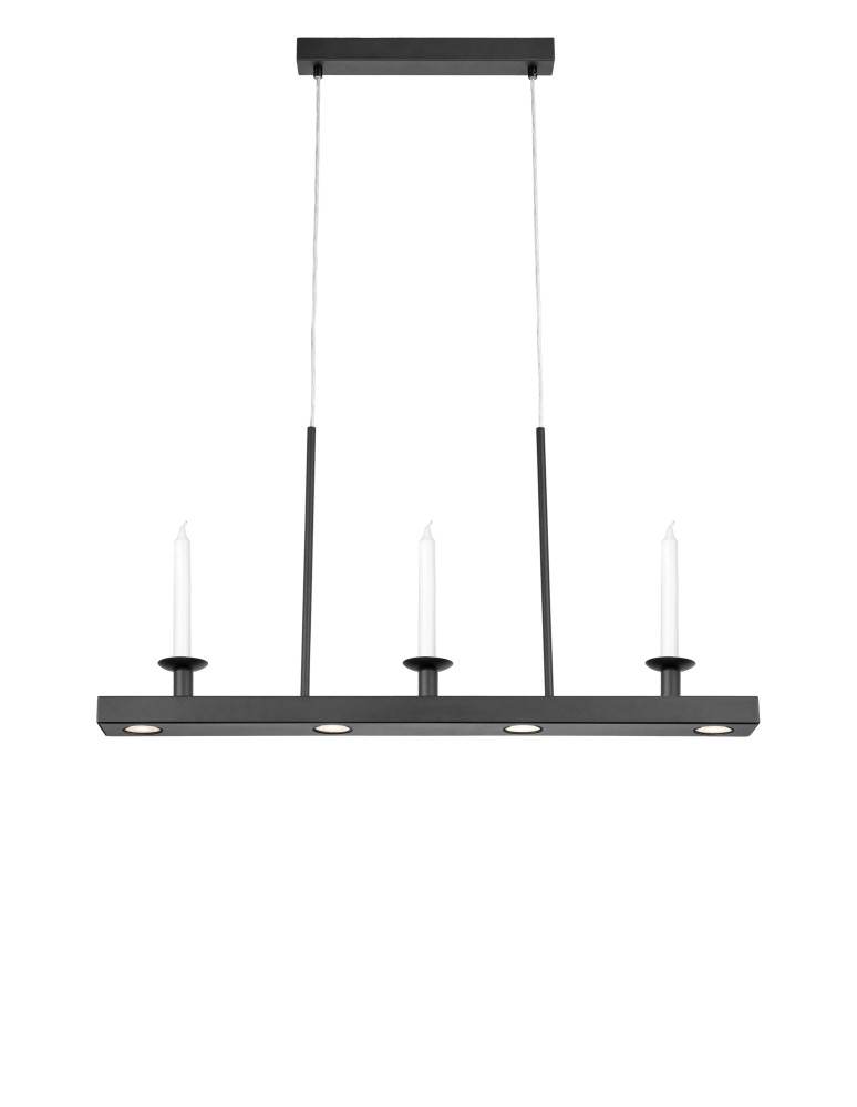 Markslojd DINING Wisząca 4L Czarny 109158