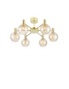 Markslojd AMBRA Ceiling 6L Brass/Amber 109152