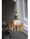 Markslojd GOTA Pendant 1L Antique Brass/ Amber 109137