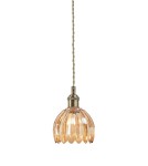 Markslojd GOTA Pendant 1L Antique Brass/ Amber 109137