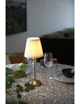 Markslojd ANNO Rechargeable Table Antique Brass/Offwhite B/O 109126