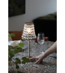 Markslojd LIORA Rechargeable Table Antique Brass/Clear B/O 109125 Markslojd LIORA Rechargeable Table Antique Brass/Clear B/O 109125