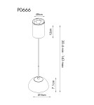 Maxlight P0666 Cuccina Lampa Wisząca beżowy RAL1019