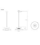 Maxlight P0698 Mayumi Lampa Wisząca beżowy NCS S 3010-Y50R