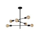 Pendant lamps - Lucide LESTER Ceiling 4xE27 black 21119/06/30 - product 10