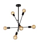 Pendant lamps - Lucide LESTER Ceiling 4xE27 black 21119/06/30 - product 13