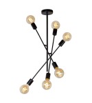Pendant lamps - Lucide LESTER Ceiling 4xE27 black 21119/06/30 - product 14