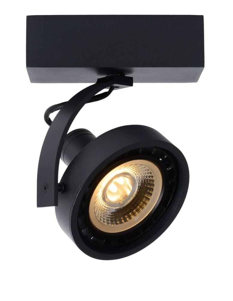 Ceiling spotlights - Lucide DORIAN Ceiling 1xGU10 black 22968/12/30 - product kolory-swiatla.pl 1
