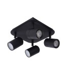 Spotlight ceiling lamps - Lucide LENNERT Wall-mounted 4xGU10 black 26958/20/30 - product 9
