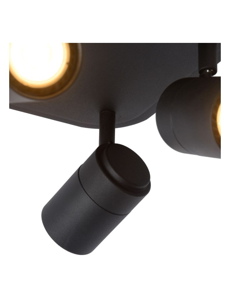 Spotlight ceiling lamps - Lucide LENNERT Wall-mounted 4xGU10 black 26958/20/30 - product kolory-swiatla.pl 12