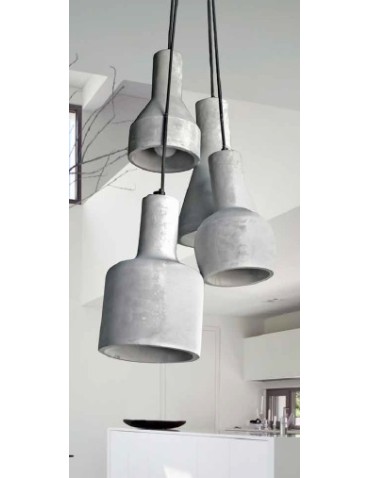 Azzardo KARINA 4 4xE27 Concrete Pendant AZ1030