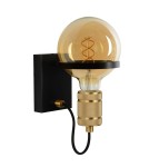 Wall lamps - Lucide OTTELIEN Wall mounted 1xE27 satin black brass 30271/01/30 - product 10