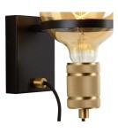Wall lamps - Lucide OTTELIEN Wall mounted 1xE27 satin black brass 30271/01/30 - product 14
