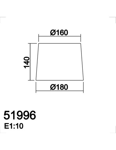 MDC Abażur tkanina biały ø180mm (pasuje do 57682 - 58062) 519960001 - product 2