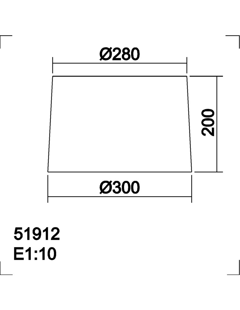 MDC Abażur biały ø300mm (pasuje do Roomer stołowa 57683 57684) 519120001