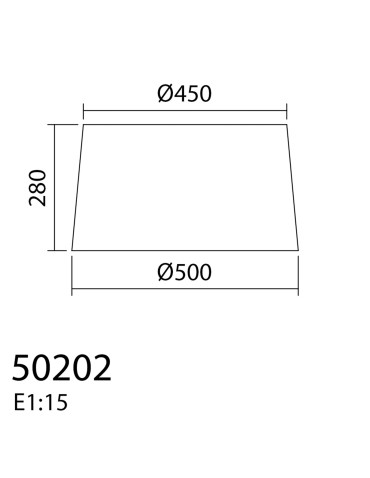 MDC Abażur tkanina biały ø450mm (58063) 502020001 - product 2